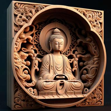 3D model Shakyamuni Buddha (STL)